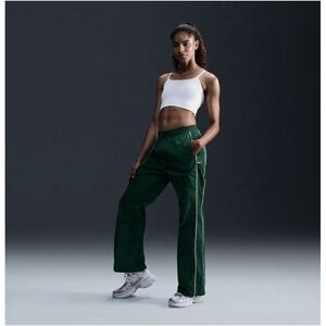 NEW Nike Windrunner Women's High-Waisted Woven Open-Hem Gorge Green Pants NWT XL